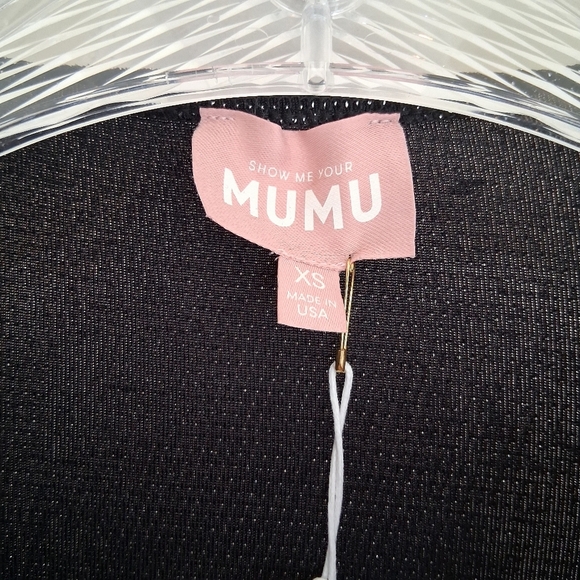 Show Me Your Mumu Martina Jumpsuit In Dancing Queen Shine Black Size XS NWT - Picture 6 of 9